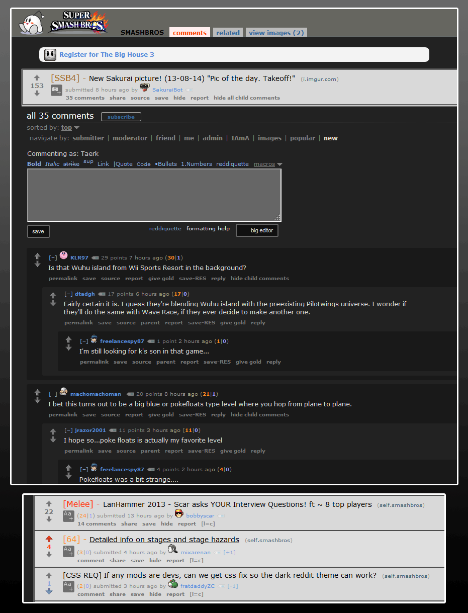 r/smashbros - RES Night Mode Fix
