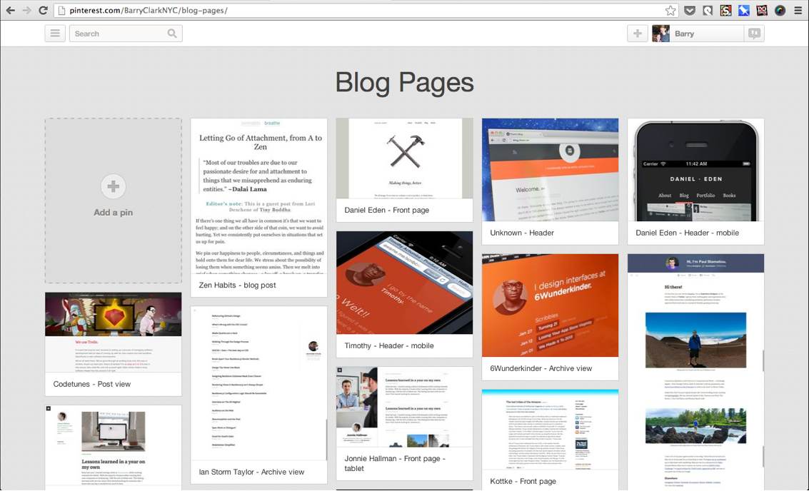 Pinterest Clean