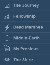 LOTR Inspired Sidebar