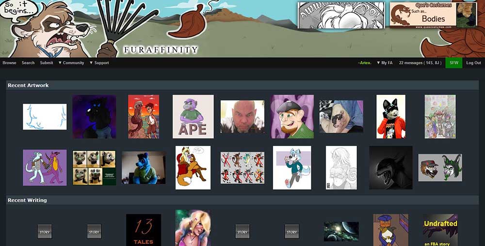 FurAffinity - Extra Dark