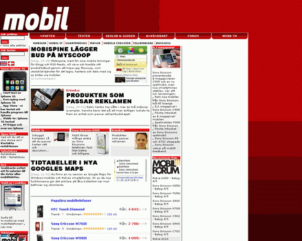 Mobil.se - Tar bort det mesta av reklamen