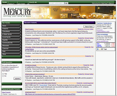 Manhattan Mercury - Visual Enhancements