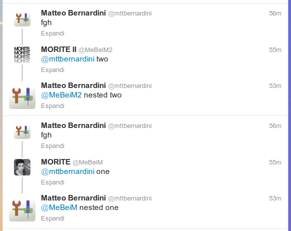 Twitter conversations restyling | by Mattyw