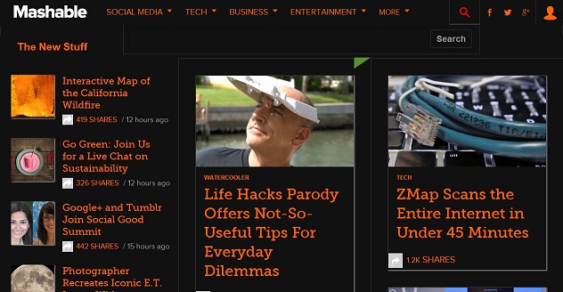 Mashable - Black & Orange [PocketAppZ]