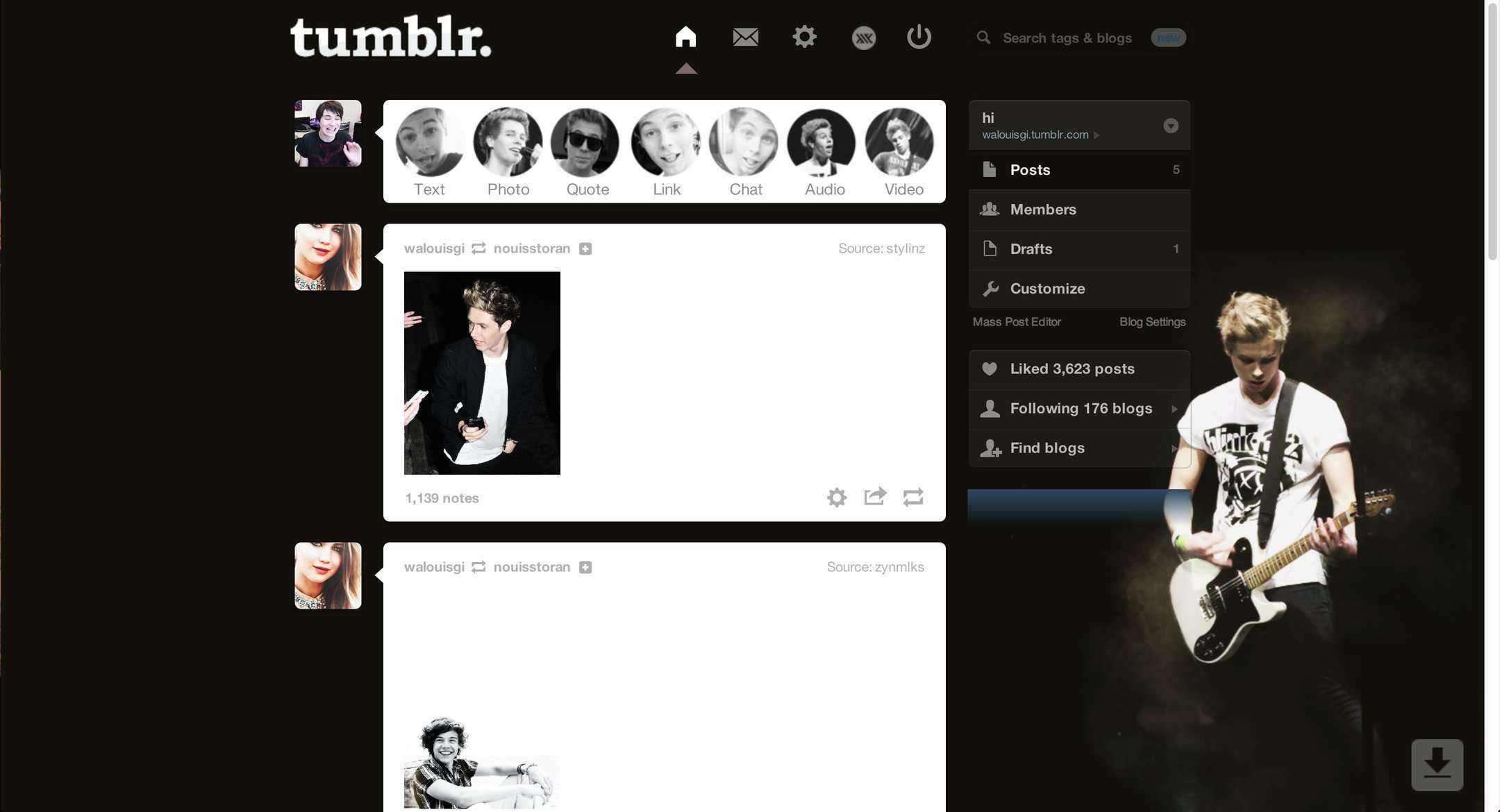 Luke Hemmings #1 Tumblr Dashboard | sweetenouis
