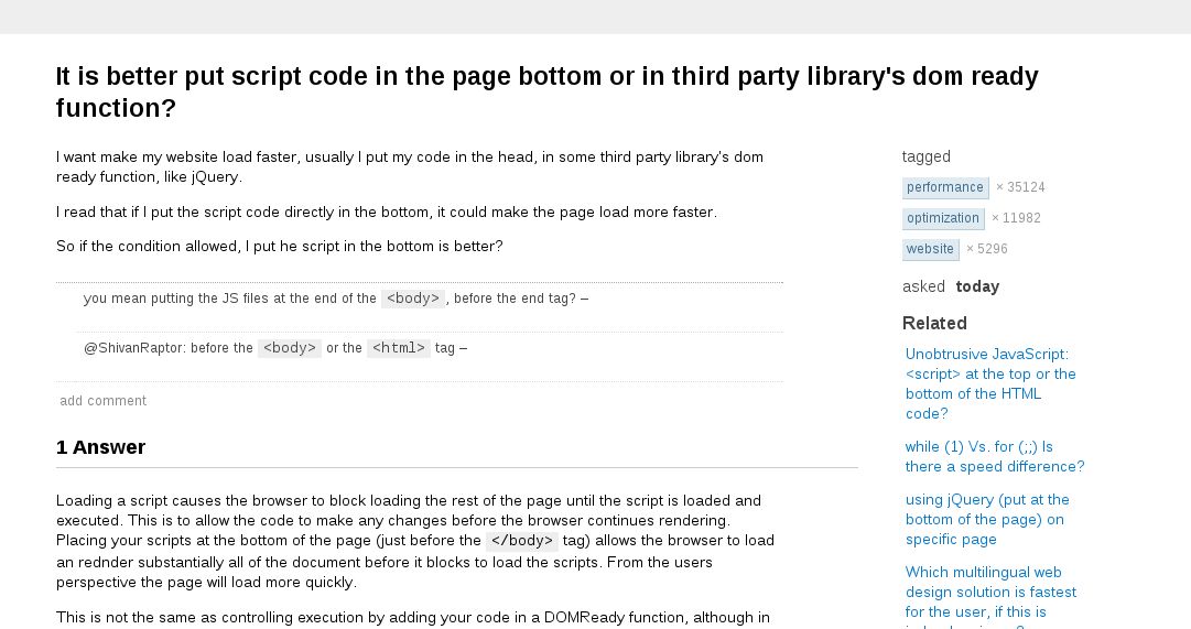 Minimal Stackoverflow.com