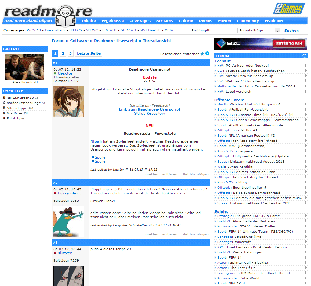 Readmore.de - Forenstyle