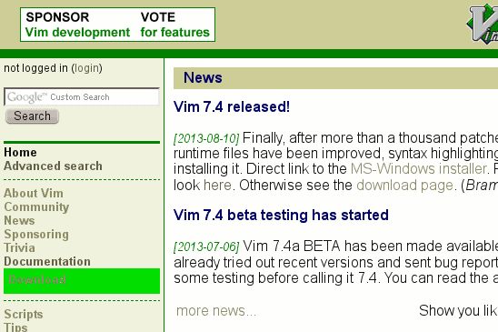 Vim.org Color Tweaks
