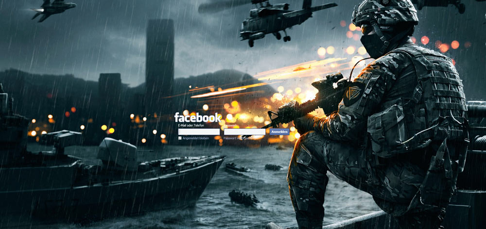 Battlefield 4 Facebook Login