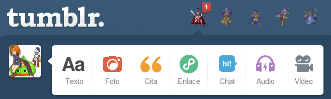 DQ4 Tumblr buttons (version A)