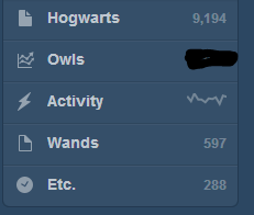 Tumblr Harry Potter Sidebar