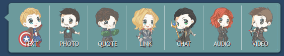 Chibi Avengers [Tumblr post icons]