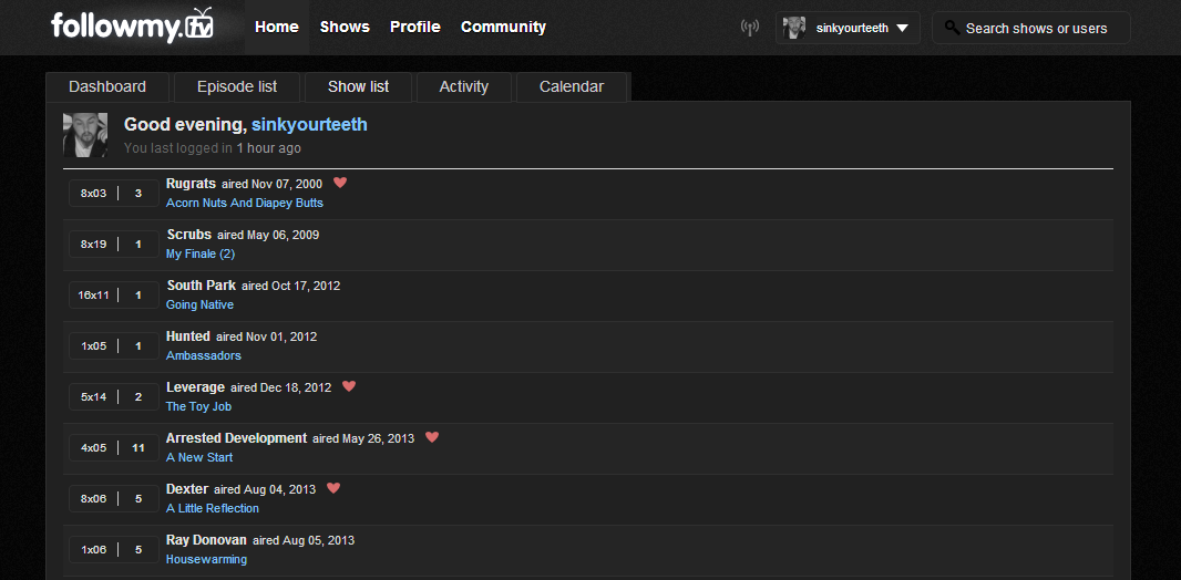 FollowMy.TV Dark