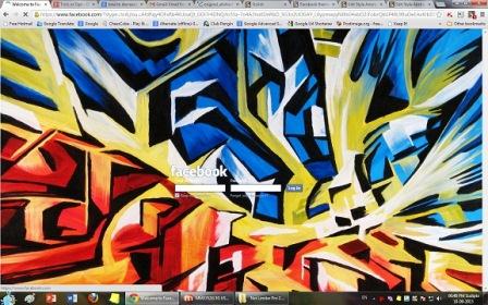 Abstract Facebook Login
