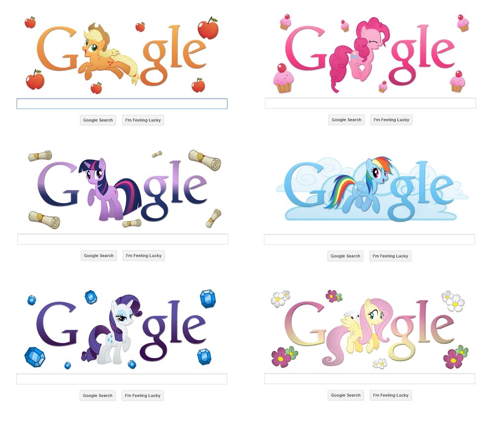 The Best Google Logo - My Little Pony (MLP) Logo