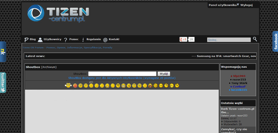 Tizen-Centrum.pl Dark