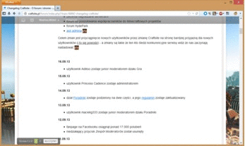 Craftsite.pl forum - drobne poprawki