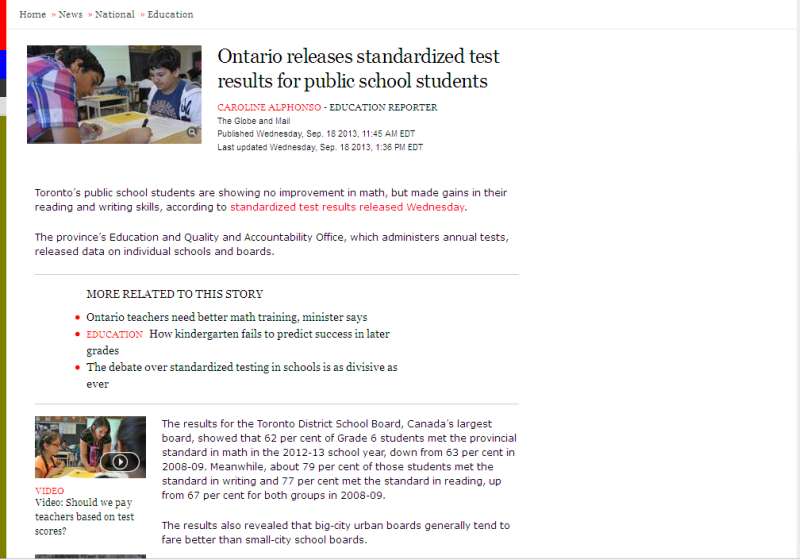 autohide the menu & sidebar [Globe and Mail]
