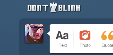 Doctor Who Tumblr Logo [Don't Blink]