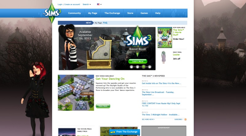 Sims3site Midnight Hollow