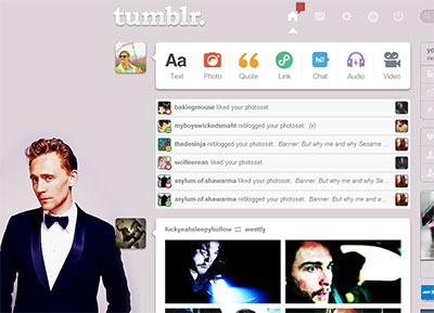 Tumblr dashboard: Tom Hiddleston #12