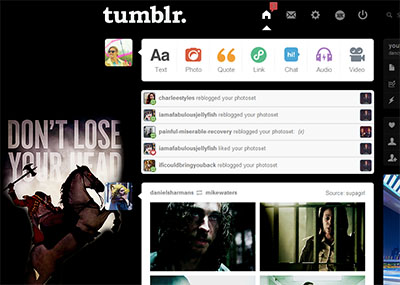 Tumblr dashboard: Sleepy Hollow Fox #3