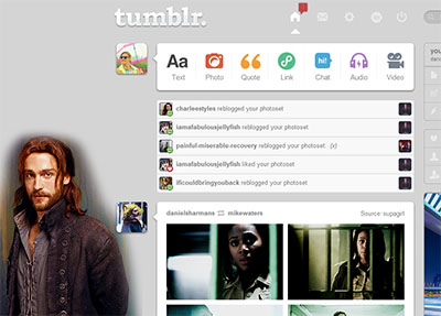 Tumblr dashboard: Sleepy Hollow Fox #5