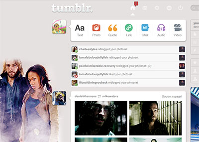 Tumblr dashboard: Sleepy Hollow Fox #6