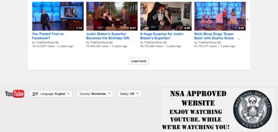 NSA Approved Youtube Logo