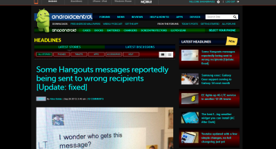 Android Central  Dark by BamaBraves