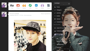 EXO K Baekhyun Tumblr Theme