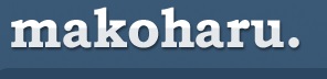 makoharu. tumblr logo