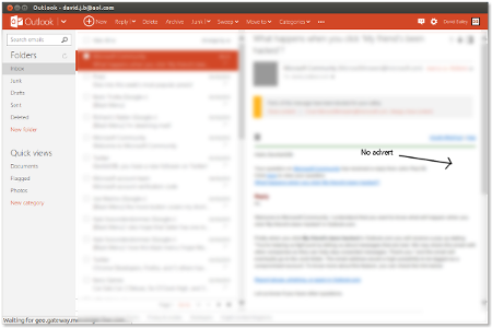 No-Ads Outlook.com