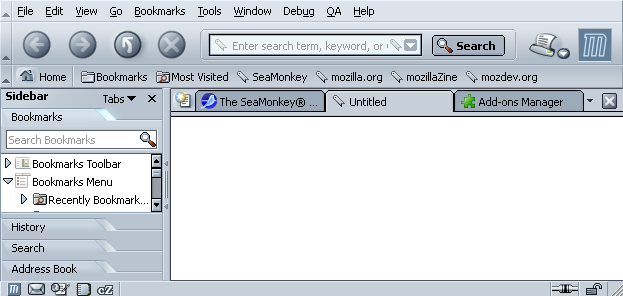 SeaMonkey Modern fixes