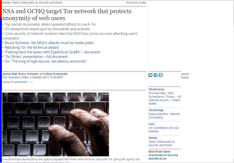 autohide the menu & sidebar [The Guardian]