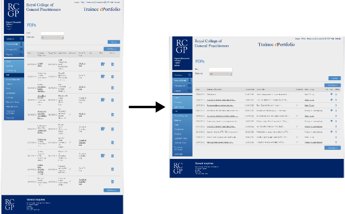 RCGP trainee ePortfolio