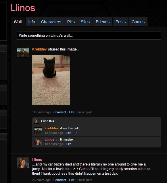 Pink Name for Llinos