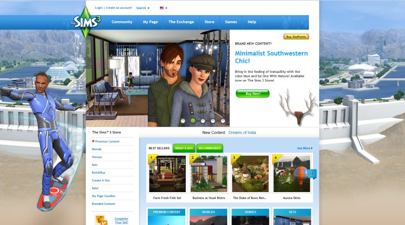 Sims3site Oasis Landing