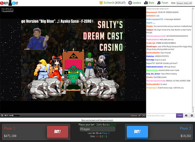 Saltybet - Hide bet list