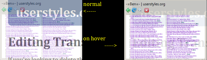 Transparent Tab Scope Previews