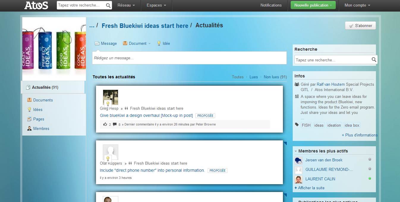 Atos BlueKiwi redesign