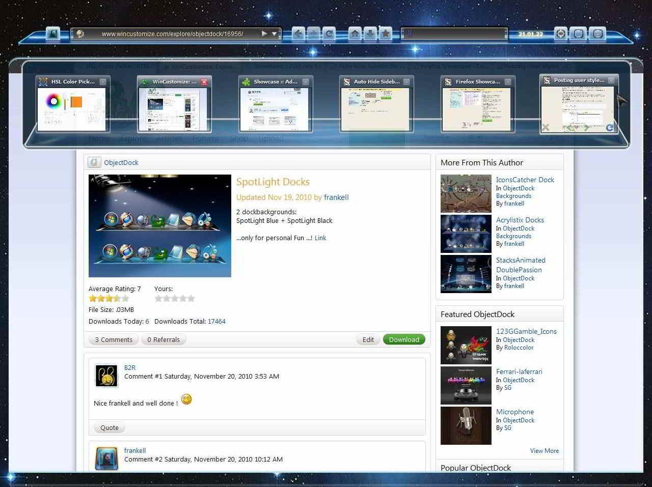 TopSidebar TabsPreview Dock