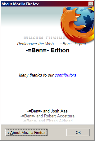 Add Your Own Name in Firefox's Credits (FUN!!)