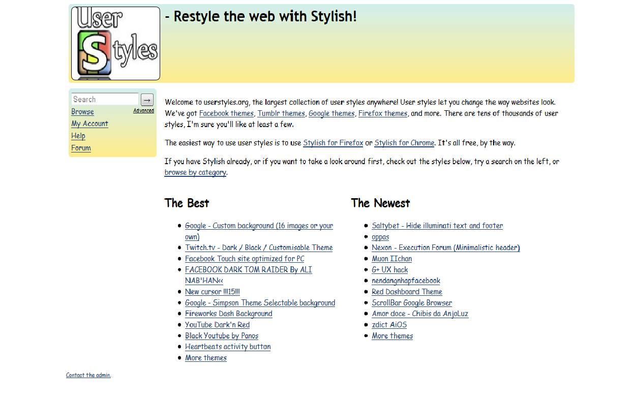 UserStyles Custom