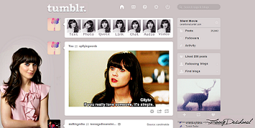Zooey Deschanel Dashboard.