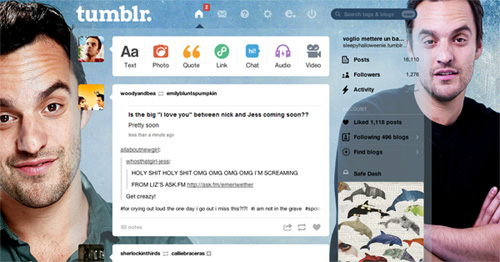 Jake Johnson Tumblr Theme