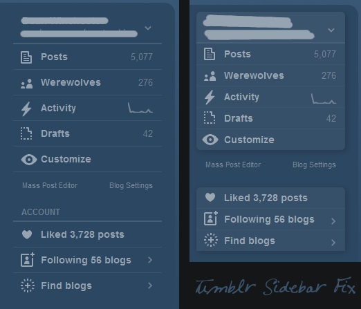 Tumblr Sidebar Fix