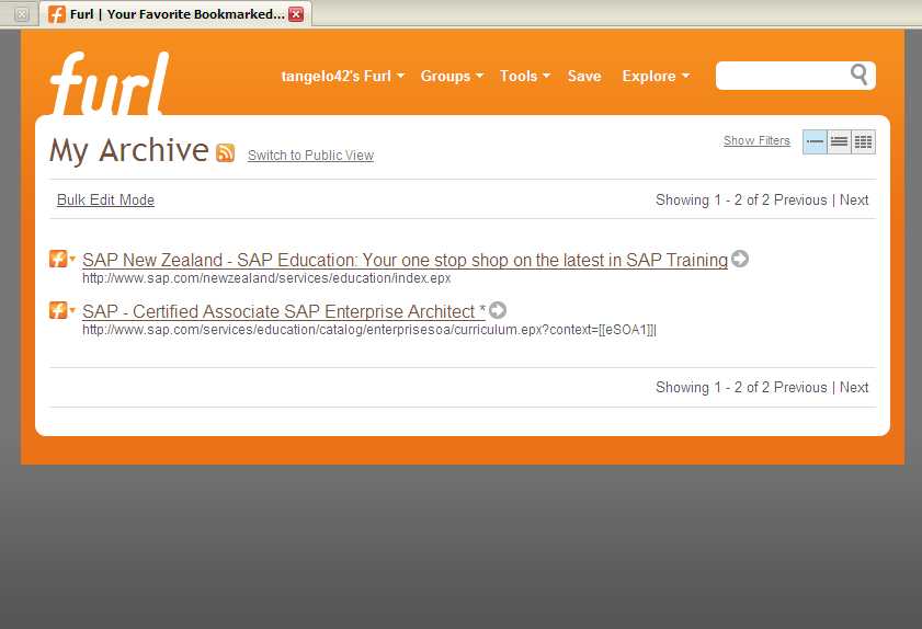 Furl - hide ads and footer