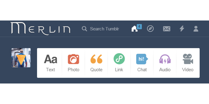 Tumblr - Logo - Merlin