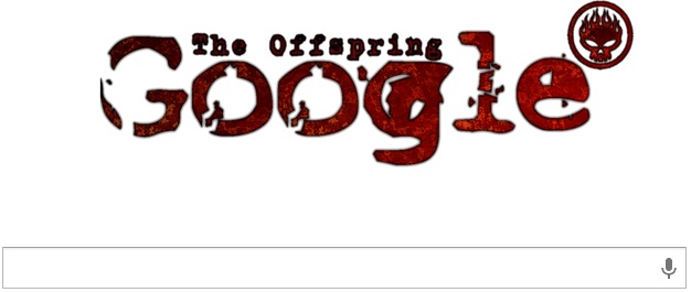 The Offpsring Google Logo